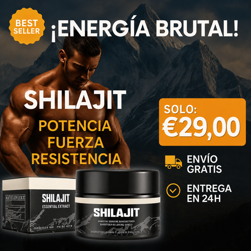 SHILAJIT™ – Energía, Libido y Vitalidad sin Químicos (100g)