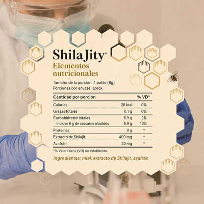 Himalayan Shilajit Honey Sticks 85+ Minerales Naturales