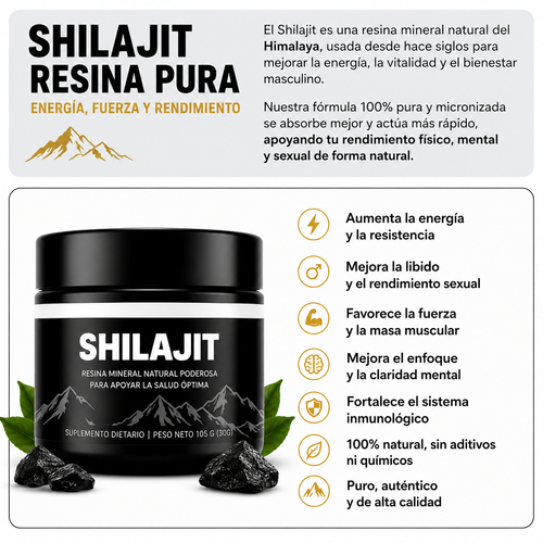 Resina de Shilajit del Himalaya, Shilajit puro