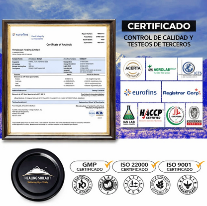 SHILAJIT™ – Energía, Libido y Vitalidad sin Químicos (100g)