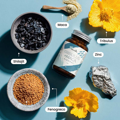 Suplemento para la Testosterona con Zinc Viboost Tribulus + Maca